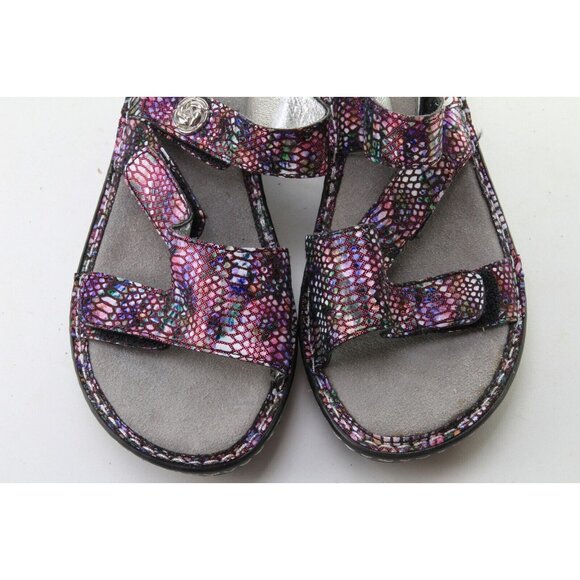 Alegria Lotti Sandals Shoes Multi Color Az 38 8-8.5 - Picture 2 of 16